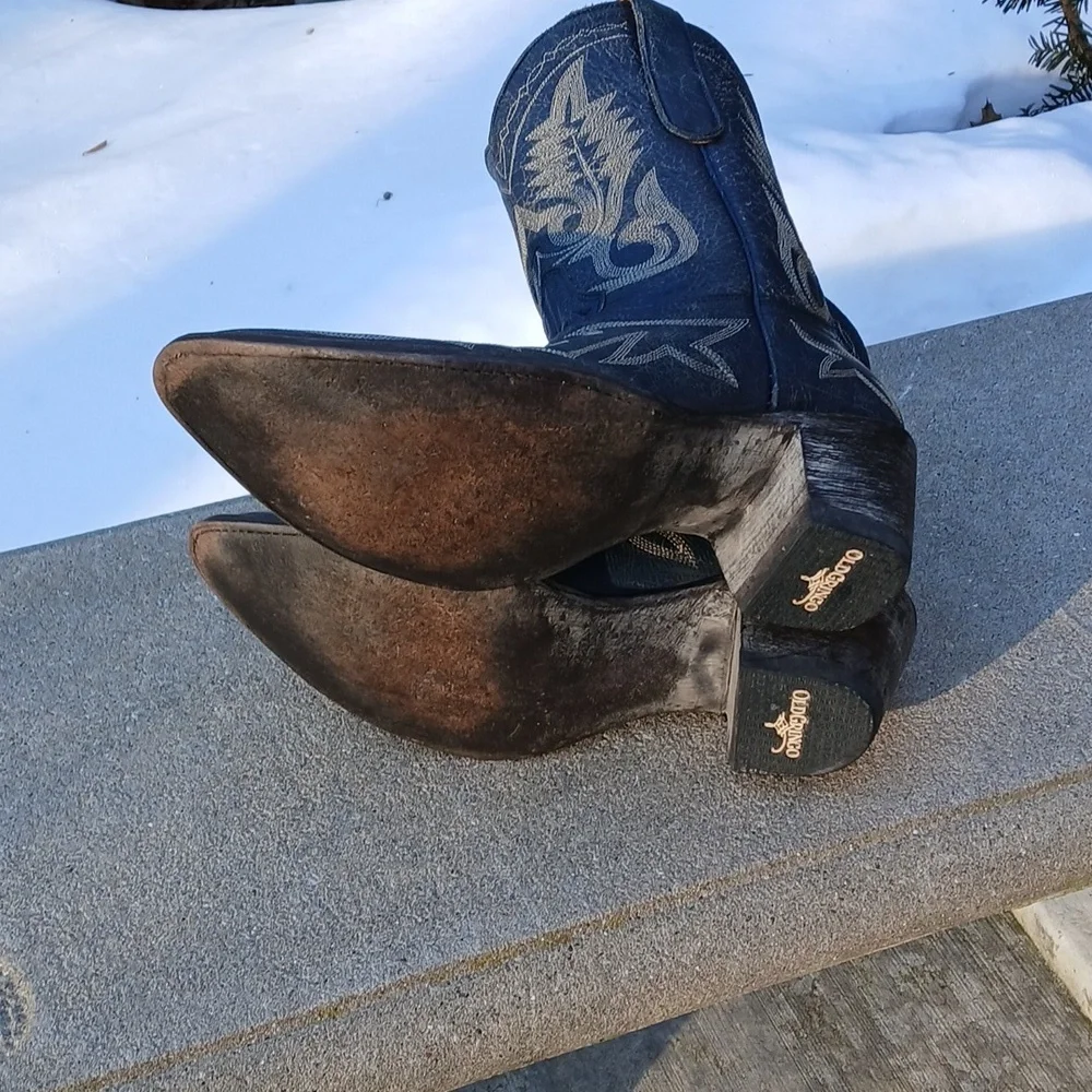 Old Gringo Distressed Blue Boot Sz 9.5B - Picture 10 of 16